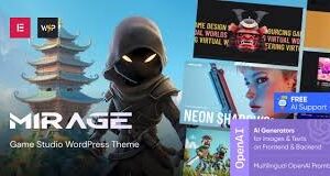 Mirage v1.0 Game Studio WordPress Theme [Activated]