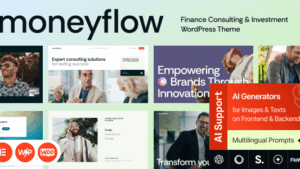 MoneyFlow (v1.0.0) Finance Consulting & Investment WordPress Theme
