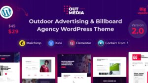 Outmedia v1.0.1 - Outdoor Advertising & Billboard Agency WordPress Theme