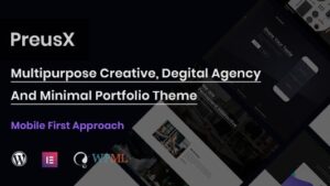 PreusX (v1.4.0) Digital Agency And Portfolio WordPress Theme
