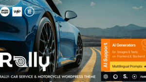 Rally (v1.1.0) Car Service & Motorcycle WordPress Theme