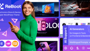 Reboot (v1.0.0) Electronics Store & Device Repair WordPress Theme