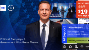Reform (v1.0.0) Political Campaign & Government WordPress Theme