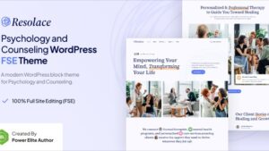 Resolace (v1.0.1) Psychology & Counseling FSE WordPress Theme