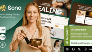 Sono (v1.0.0) Sound Healing Therapy WordPress Theme