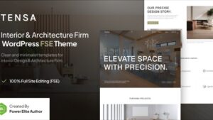 Tensa (v1.0.2) Interior Design & Architecture Firm FSE WordPress Theme