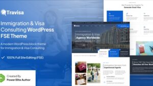 Travisa (v1.0.1) Immigration & Visa Consulting FSE WordPress Theme