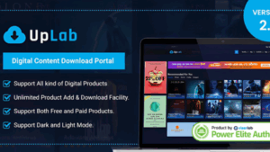 UpLab v2.0 – Digital Content Download Portal