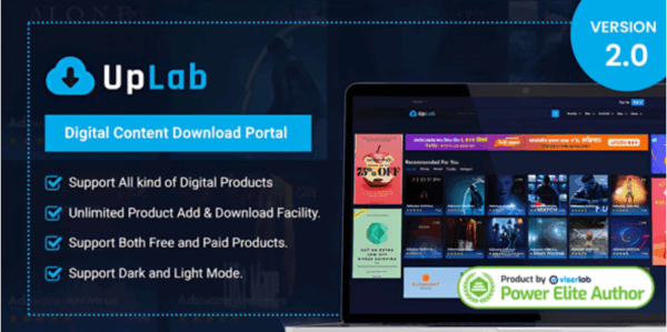 UpLab v2.0 – Digital Content Download Portal