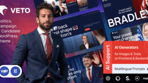 Veto (v1.0.0) Politics, Campaign & Candidate WordPress Theme