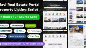 Viavi Real Estate Portal v1.1 - Property Listing Script