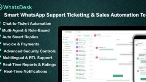 WhatsDesk v1.0 – Smart WhatsApp Support Ticketing & Sales Automation Tool