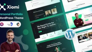 Xiomi (v1.0.0) Personal Portfolio WordPress Theme
