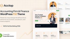 Acctop v1.0.0 Accounting Firm & Finance WordPress Theme