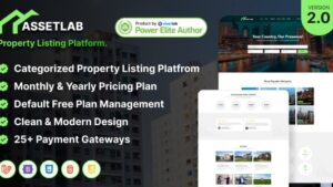 AssetLab v2.0 – Property Listing Platform | Property Buy Sell | Property Rent [Activated]