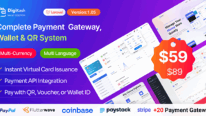 DigiKash v1.0.0 Complete Payment Gateway, Wallet & QR System