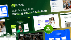 Fintok (v1.0.0) Banking Finance & Fintech WordPress Theme