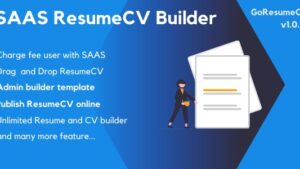 GoResumeCV v1.0.4 - SAAS Resume Builder Online