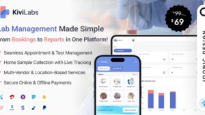 KiviLabs v1.0.1 – All-in-One Lab Management & Test Booking Solution with Multi-Vendor Support