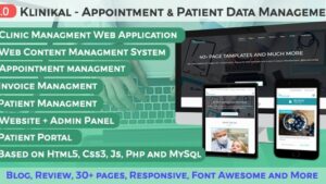 Klinikal v3.0 – Appointment & Patient Data Management Responsive Web Application