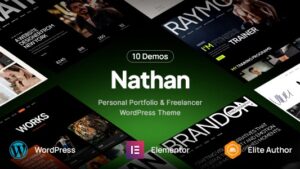 Nathan v1.0.3 Personal Portfolio WordPress Theme