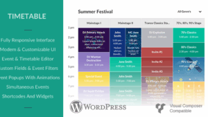 Responsive Timetable for Wordpress v1.16.0