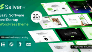 Saliver (v1.0.0) SaaS & Software Startup Tech WordPress Theme