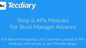 Shop (Shopping Cart) & APIs Modules for Stock Manager Advance 4.0.0-beta.1