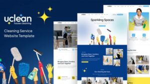 Uclean v1.0 - Cleaning Service Website Template