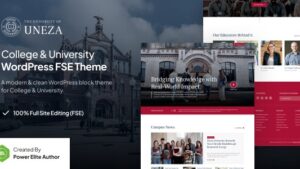 Uneza v1.0.0 College & University FSE WordPress Theme