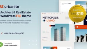 Urbanite v1.0.0 Architect & Real Estate WordPress Theme