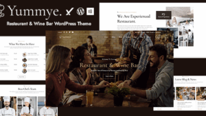 Yummye (v1.0.0) Restaurant & Wine Bar WordPress Theme
