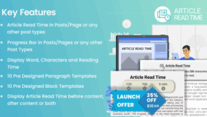 Article Read Time & Progress Bar v1.0.3