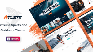 Atlets (v1.0.22) Extreme and Outdoors WordPress Theme