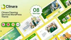 Clinara (v1.0.0) Cleaning Services WordPress Theme