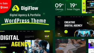 DigiFlow (v1.8) Digital Agency WordPress Theme