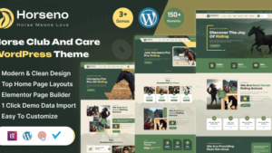 Horseno (v1.1.0) Horse Club & Riding Sports WordPress Theme