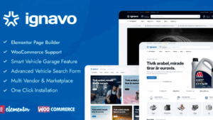 Ignavo (v1.0.3) Auto Parts WooCommerce Theme