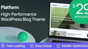 Platform – Modern High-Performance Blog WordPress Theme