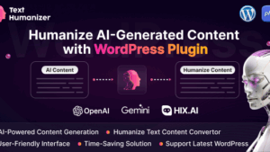 TextHumanizer (v1.0.0) Humanize AI Content Generator WordPress Plugin