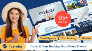 Travelor (v1.0.0) Travel & Tour Booking WordPress Theme