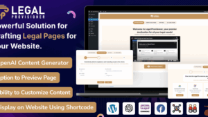 WordPress Legal Pages Generator Plugin with AI v1.0.2