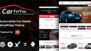 CarForYou (v8.2.2) Automotive Car Dealer WordPress Theme