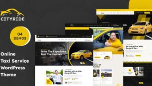 Cityride v1.0.0 Online Taxi Service WordPress Theme