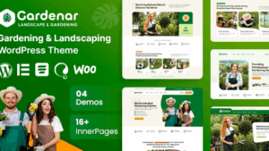 Gardenar (v1.0.1) Gardening and Landscaping WordPress Theme