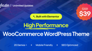 Glozin (v1.1.0) Multipurpose WooCommerce WordPress Theme