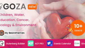 Goza (v3.2.3) Nonprofit Charity WordPress Theme