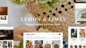 Lemon & Limes (v2.8.0) Personal Food Blog WordPress Theme