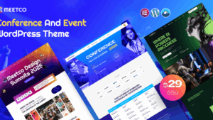 Meetco (v1.0.0) Event & Conference WordPress Theme