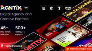 Agntix (v1.0.5) Digital Agency & Creative Portfolio WordPress Theme